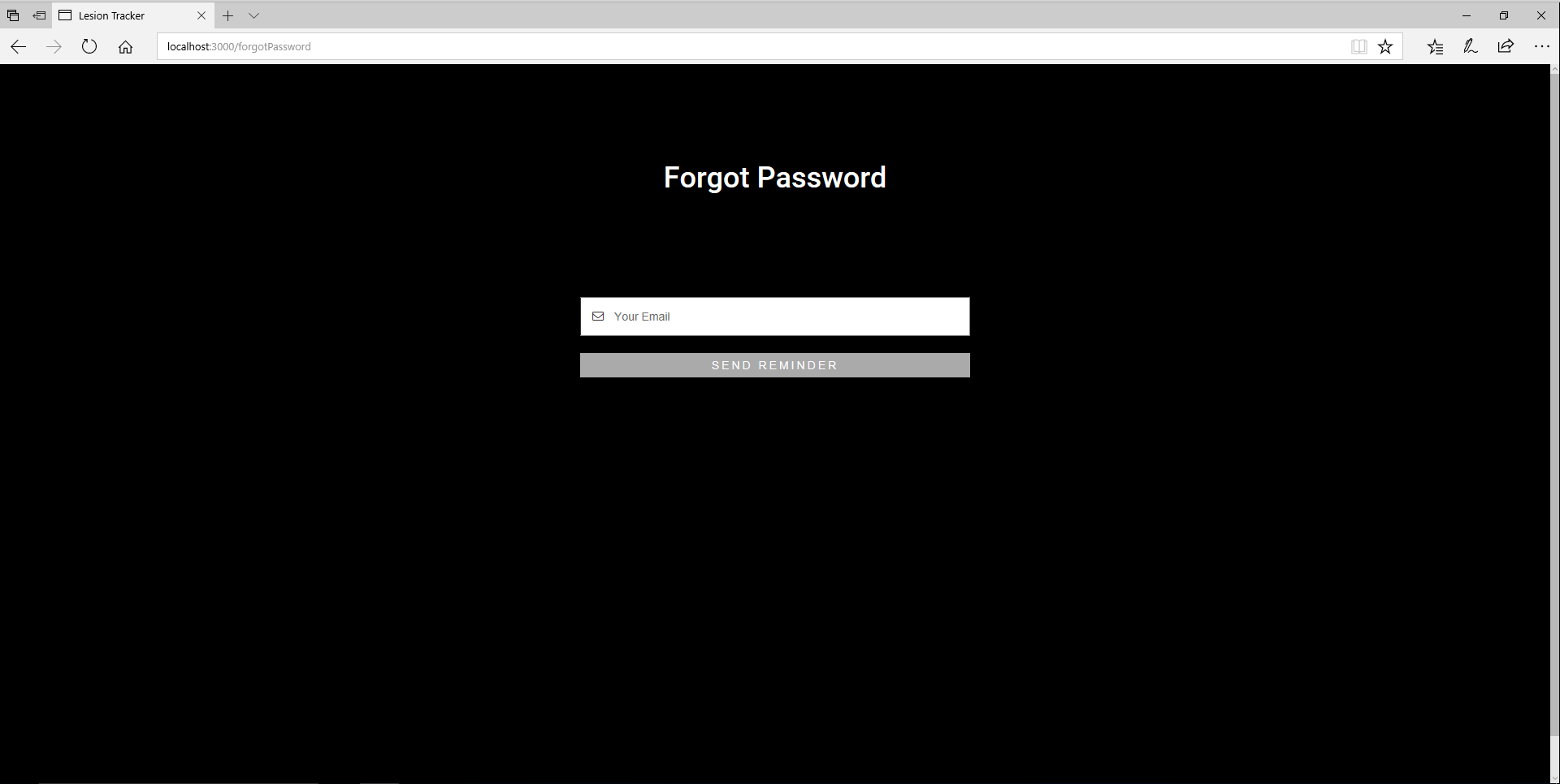 Forgot Password